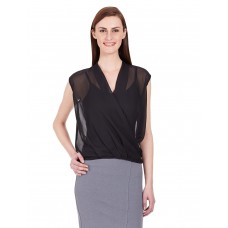 Deals, Discounts & Offers on Women Clothing - Elle Women's Wrap Top offer in deals of the day