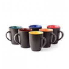 Deals, Discounts & Offers on Home & Kitchen - 72% off on CDI Large Coffee Mugs Black - Set of 6