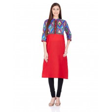 Deals, Discounts & Offers on Women Clothing - Shree Women's Straight Kurta offer in deals of the day