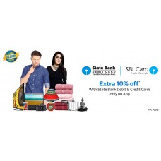 Deals, Discounts & Offers on Men - Extra 10% Off* with State Bank Debit & Credit Cards 