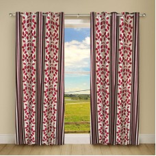 Deals, Discounts & Offers on  - Pindia Fancy Designer Printed 2 Piece Door Curtain Set