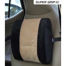 Deals, Discounts & Offers on  - Super Grip - Backwell - Orthopedic Cushion - Black and Beige offer in deals of the day
