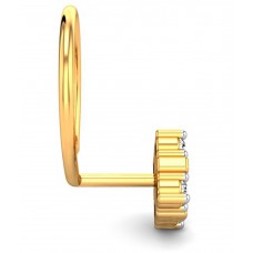 Deals, Discounts & Offers on Women - Candere Yellow Gold Rachel Diamond Nose Pin