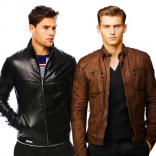 Deals, Discounts & Offers on Men Clothing - Wrab Rider Faux Leather Jacket Combo of 2 at 46% off + Extra 30% off