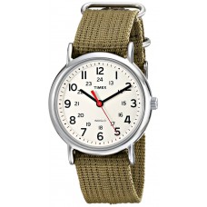 Deals, Discounts & Offers on Men - Timex Weekender Indiglo Analog Beige Dial Unisex Watch