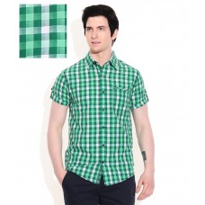 Deals, Discounts & Offers on Men Clothing - Mufti Green Slim Fit Casual Shirt