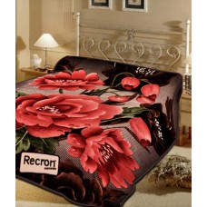 Deals, Discounts & Offers on Home Decor & Festive Needs - Recron Mink Blanket Floral Double