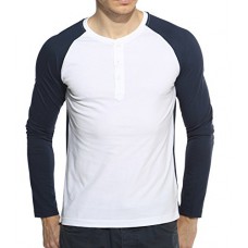 Deals, Discounts & Offers on Men Clothing - Hot Pepper Men's Cotton Henley Full Sleeve T-shirt