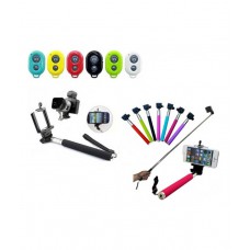 Deals, Discounts & Offers on Accessories - Pluto Plus Selfie Stick Wireless Mobile Phone Monopod