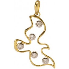 Deals, Discounts & Offers on Earings and Necklace - Sriniwas Diamonds DP28 Yellow Gold Diamond Gold Pendant