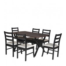Deals, Discounts & Offers on Home Appliances - Flat 29% off on Six Seater Dining Set with Six Chairs