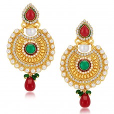 Deals, Discounts & Offers on  - Sukkhi Pleasing Gold Plated Dangle & Drop Earrings for Women