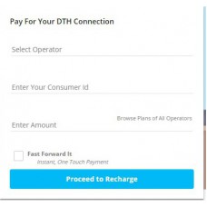 Deals, Discounts & Offers on Recharge - Get Rs.50 cashback on DTH Recharges of Rs 500 and above