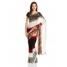Deals, Discounts & Offers on Women Clothing - Satrang Saree with Blouse Piece