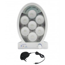 Deals, Discounts & Offers on Home Decor & Festive Needs - Upto 5% offer on 7 Led Oval Black Rechargeable Emergency Light 